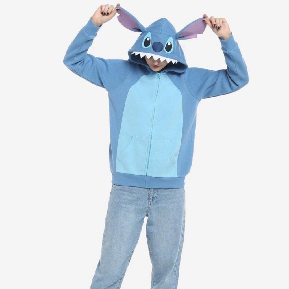 Disney parks Lilo & Stitch Ears Hood Blue Hoodie